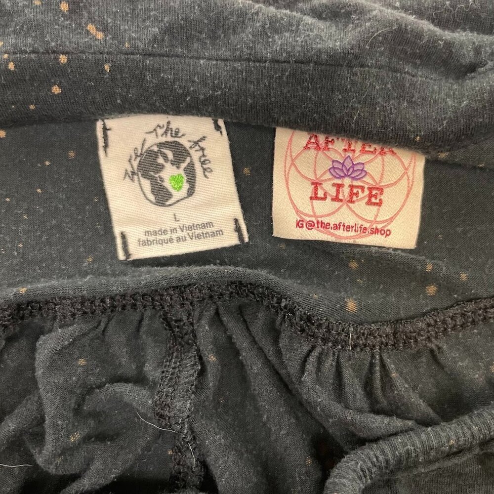 Custom Upcyled We The Free After Life Bleach Dyed Boho Oversized Tee Size Large - Picture 4 of 7